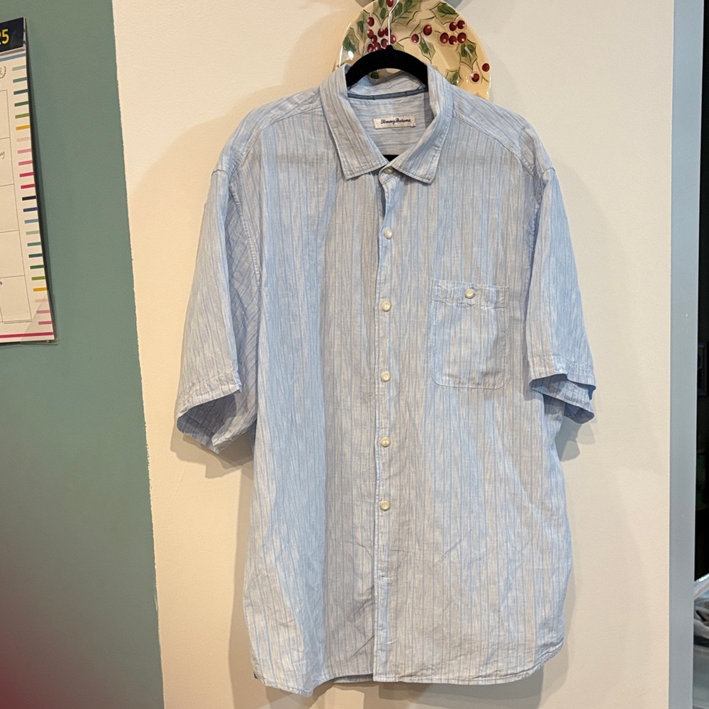 TOMMY BAHAMA LINEN BLEND SHIRT